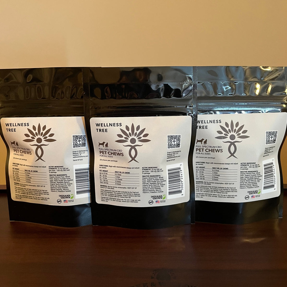 CBD Full Spectrum Pet Chews -  three package savings bundle